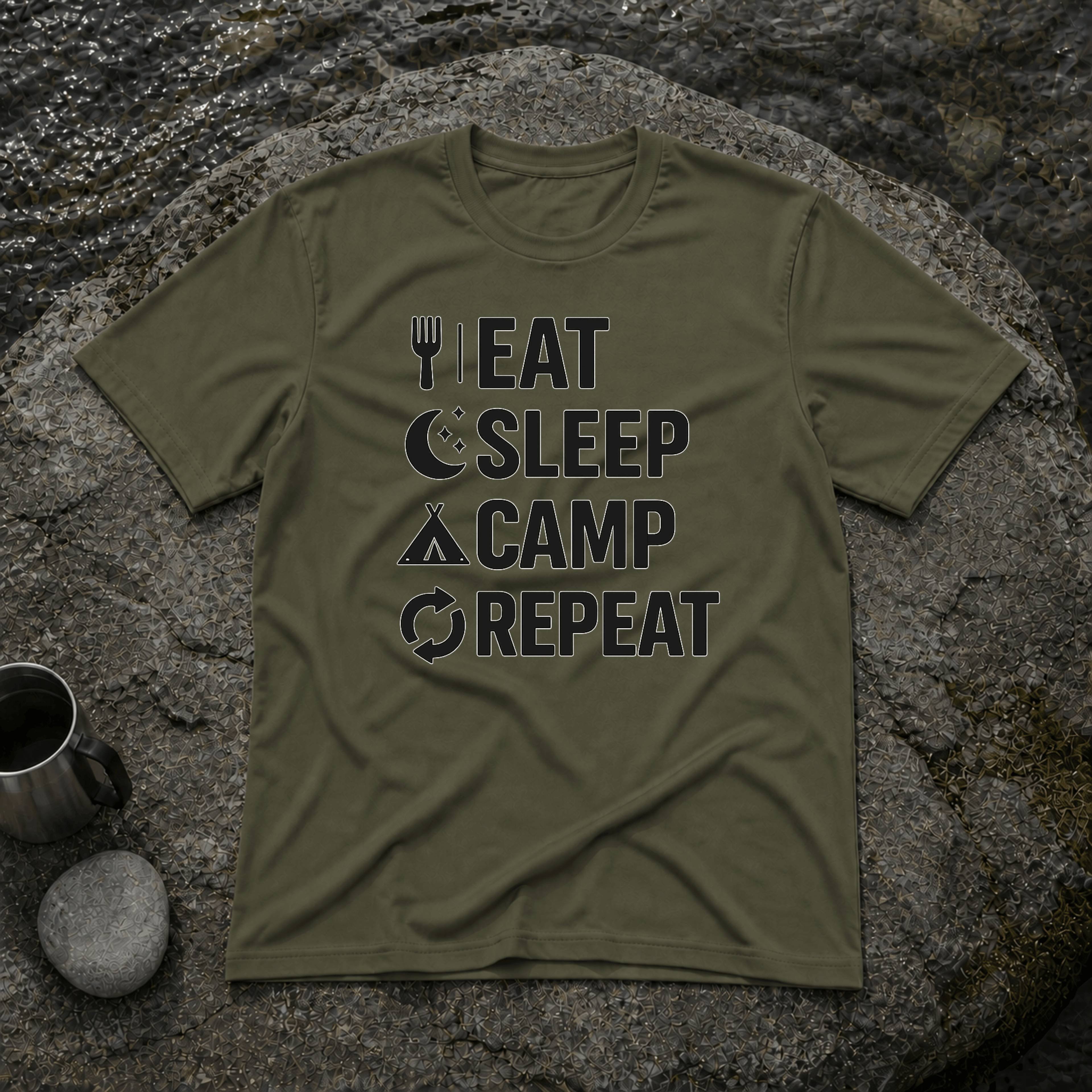 Eat Sleep Camp T-Shirt