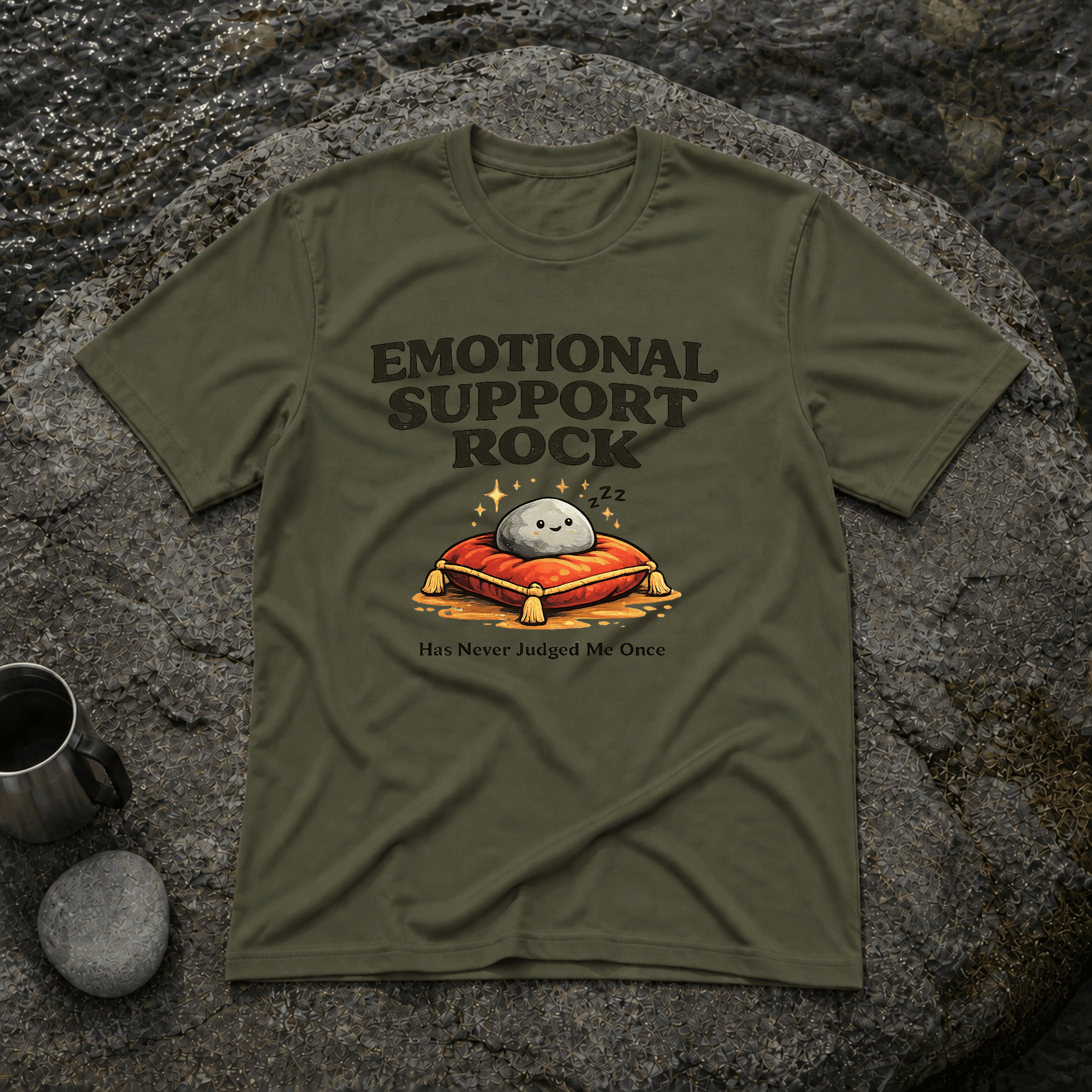 Emotional Support Rock T-Shirt
