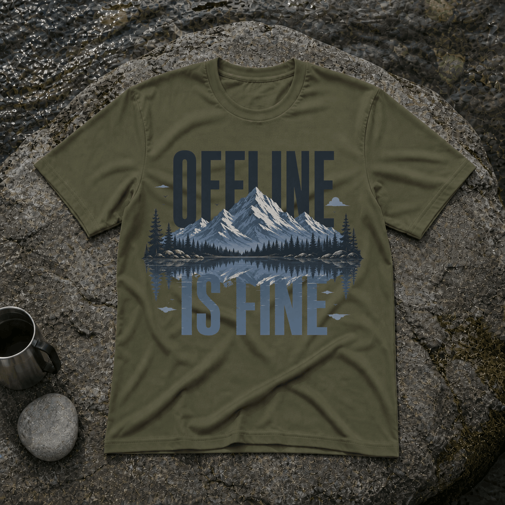 Offline is Fine T-Shirt