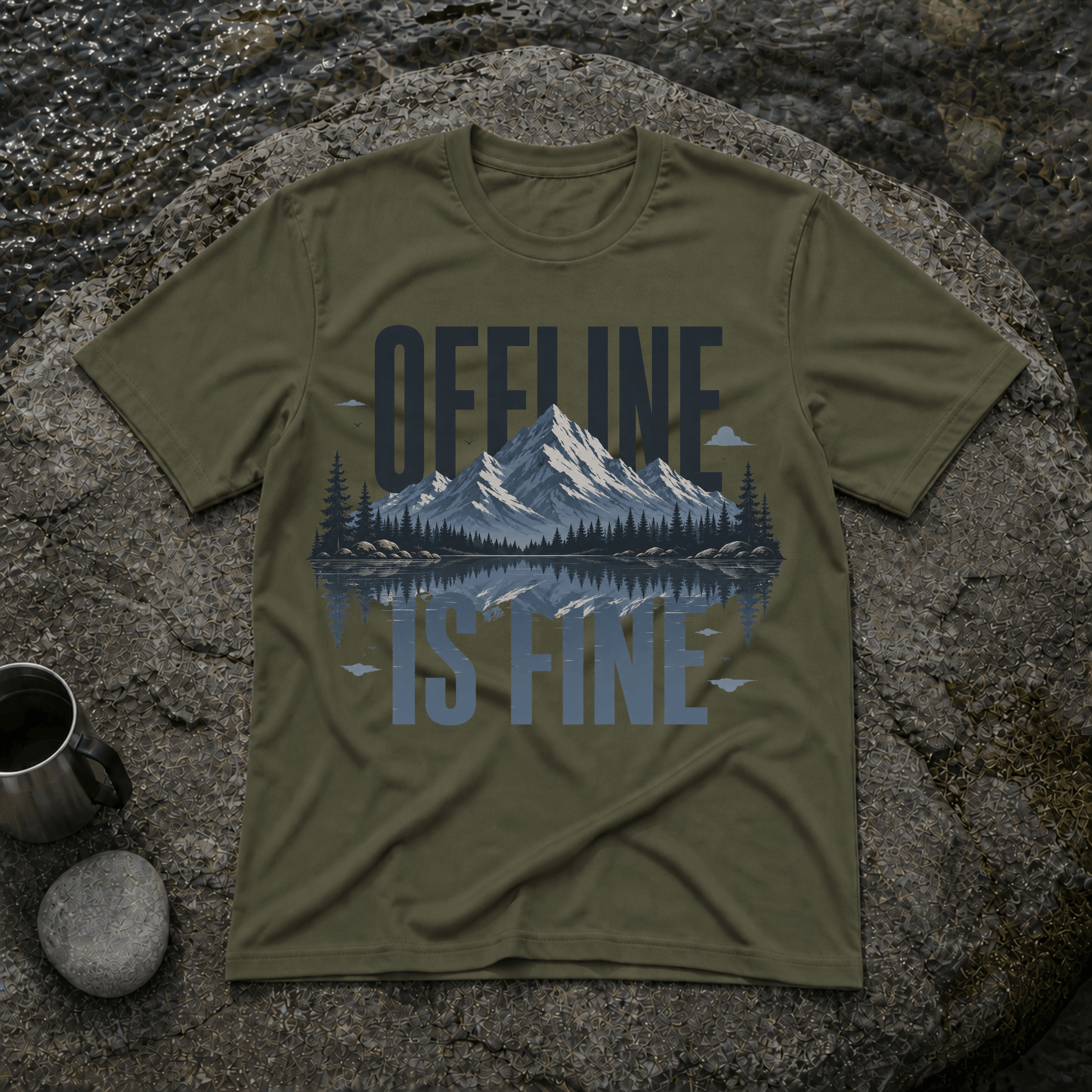 Offline is Fine T-Shirt