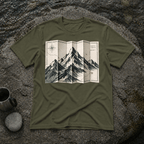 Folded Map Mountains T-Shirt