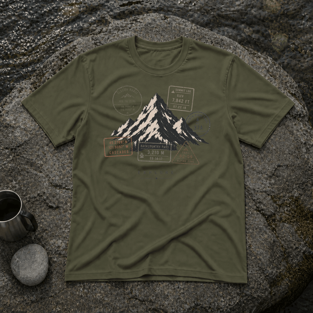 Explore Stamp Mountain T-Shirt