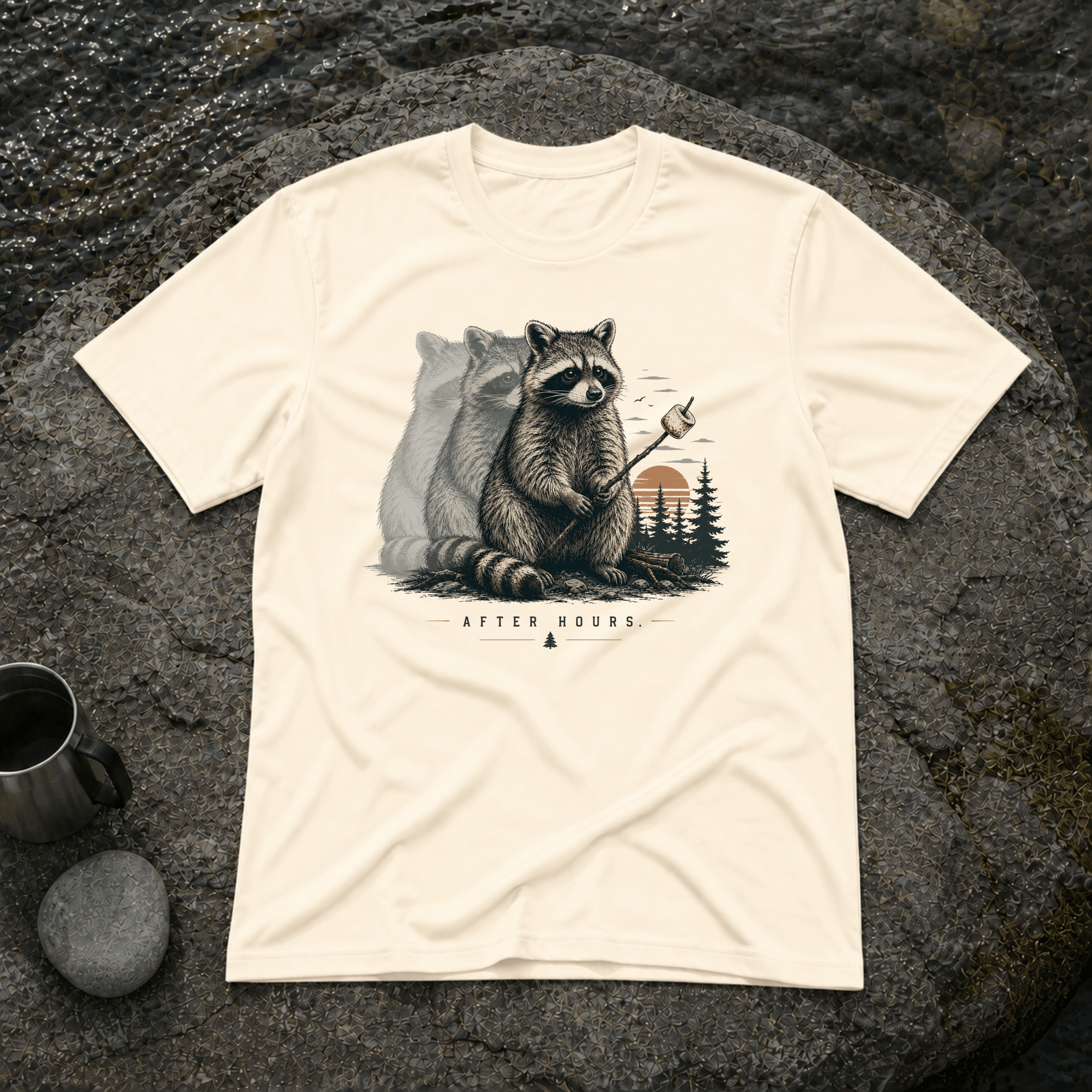 Fading Racoon T-Shirt