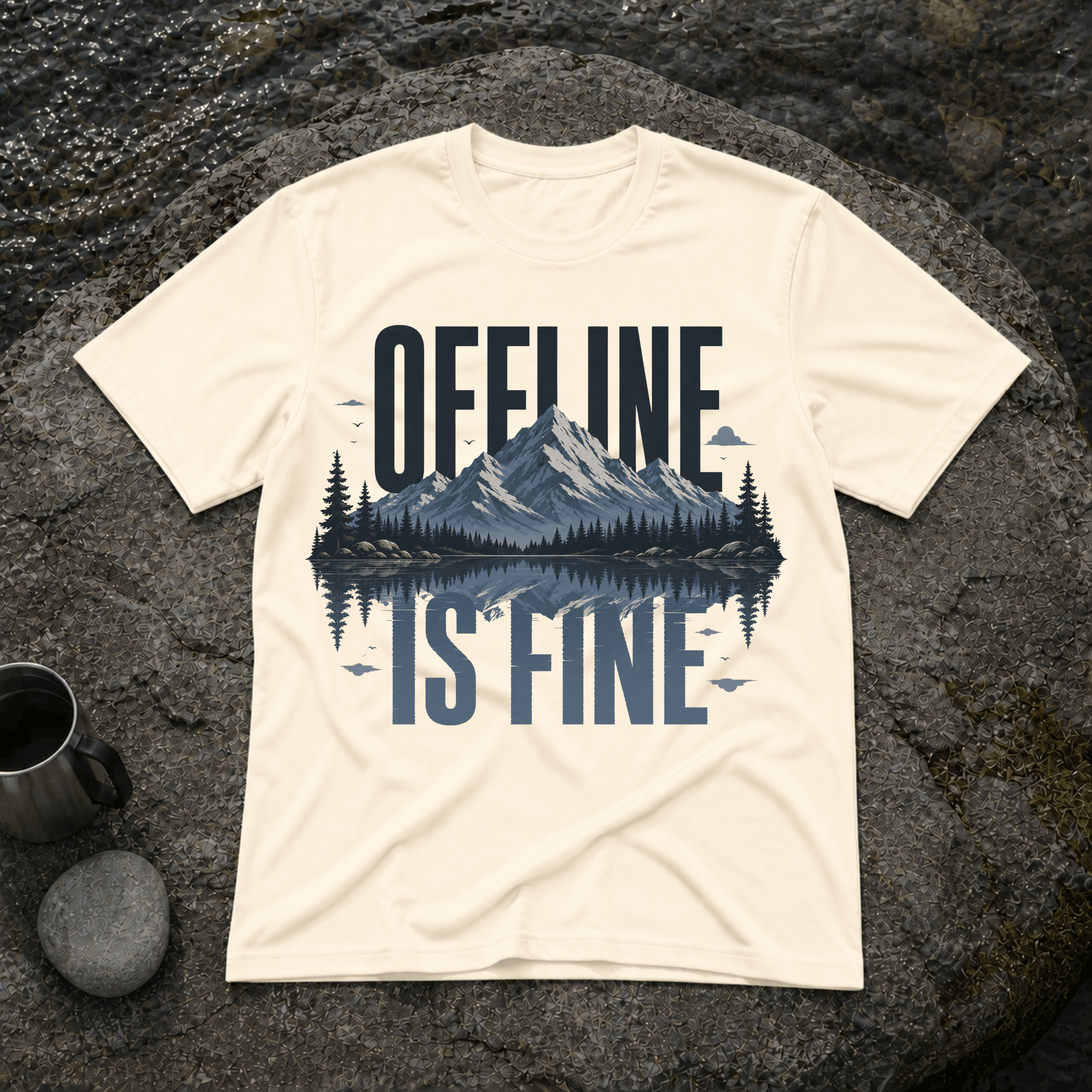 Offline is Fine T-Shirt