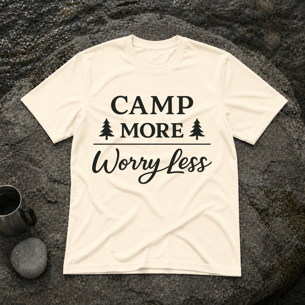 Camp More Worry Less T-Shirt