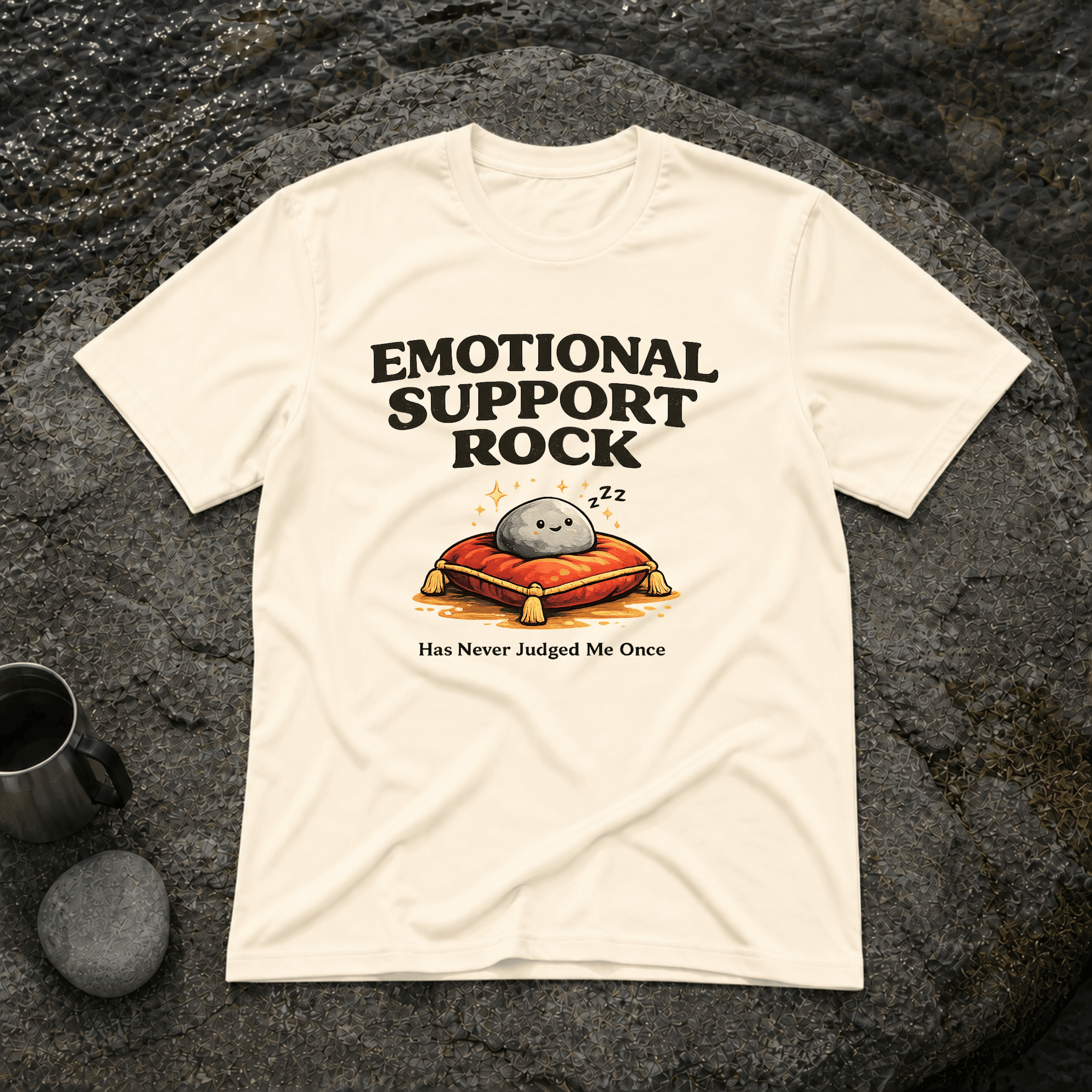 Emotional Support Rock T-Shirt