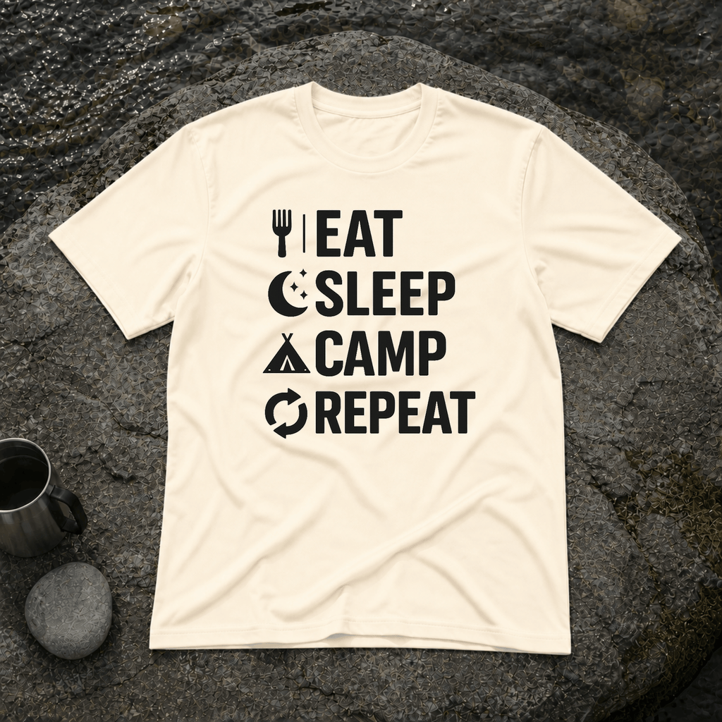 Eat Sleep Camp T-Shirt