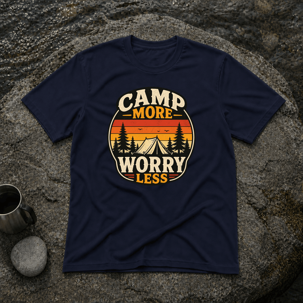 Camp More Worry Less T-Shirt