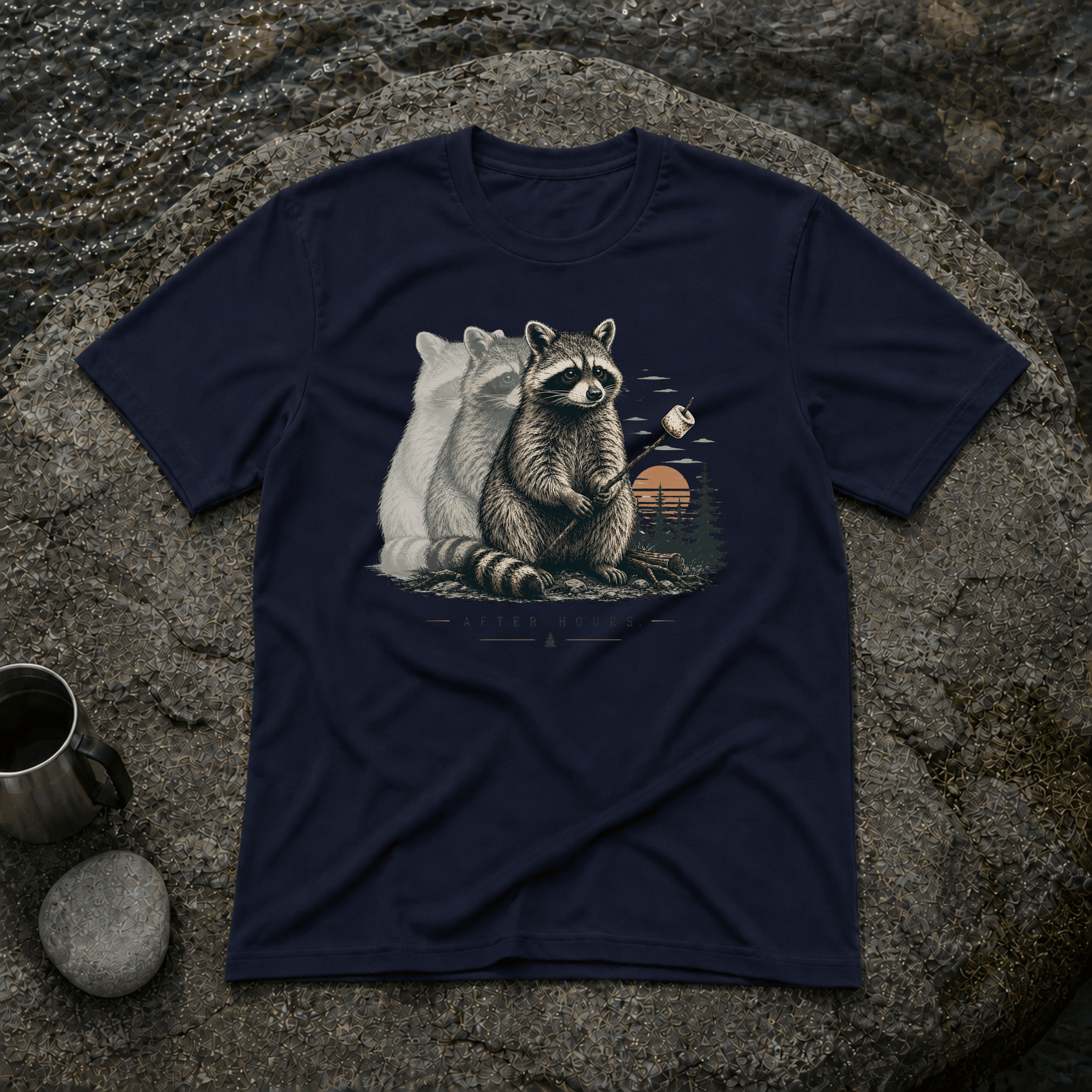 Fading Racoon T-Shirt