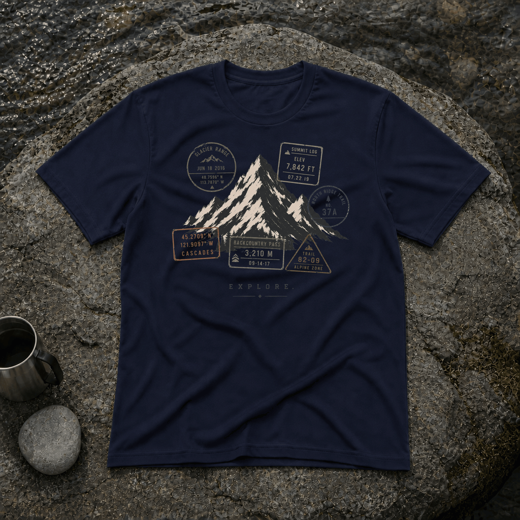 Explore Stamp Mountain T-Shirt
