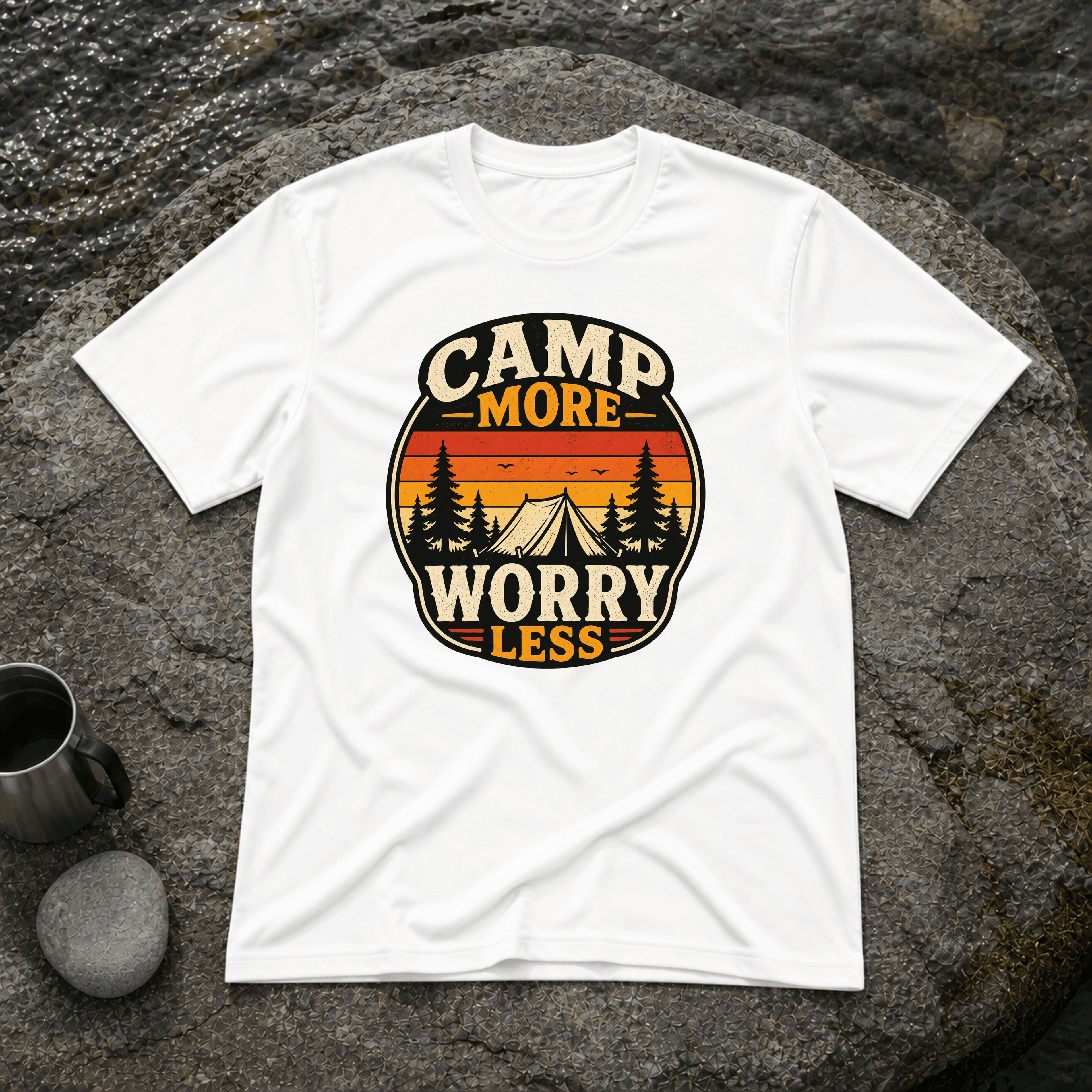 Camp More Worry Less T-Shirt