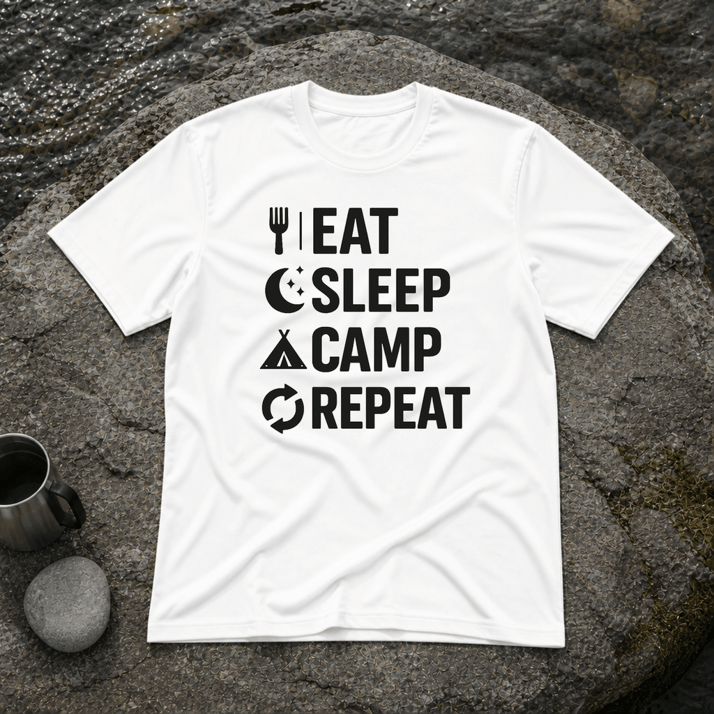 Eat Sleep Camp T-Shirt