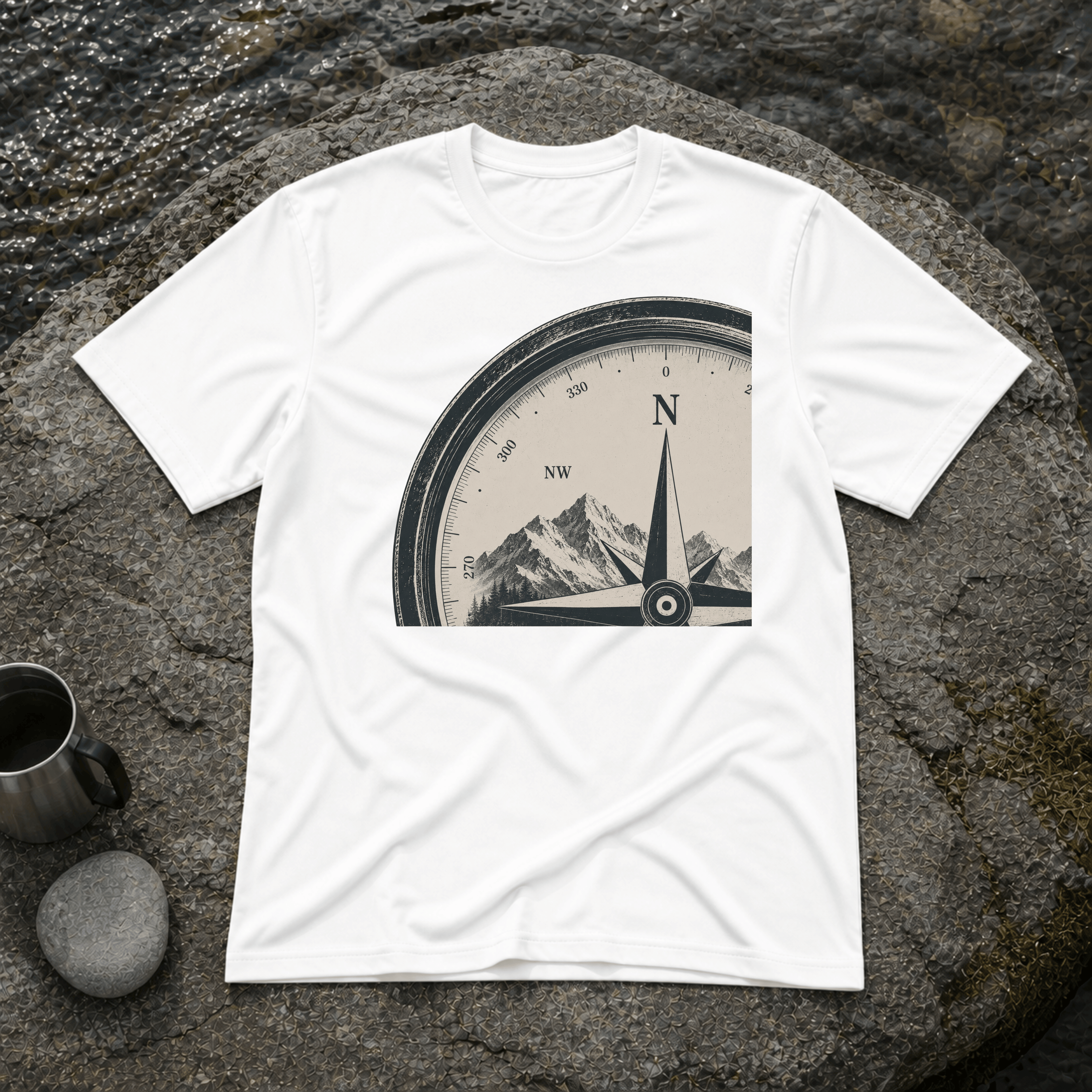 Compass Cropped T-Shirt